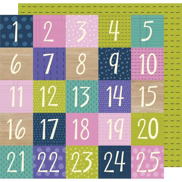 American Crafts Shimelle Box of Crayons Countdown