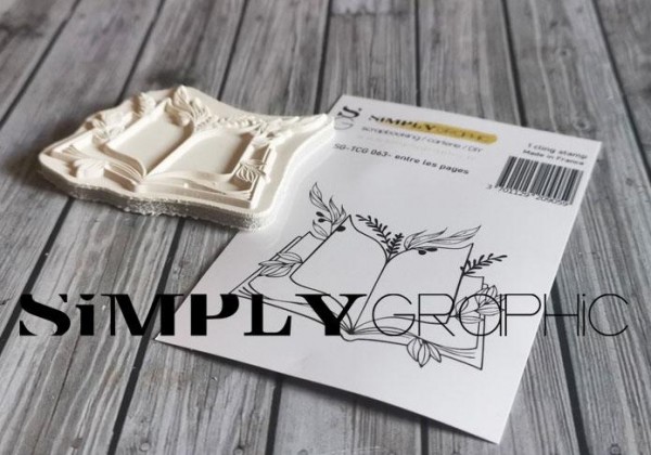 Simply Graphic Cling Stamp - entre les pages