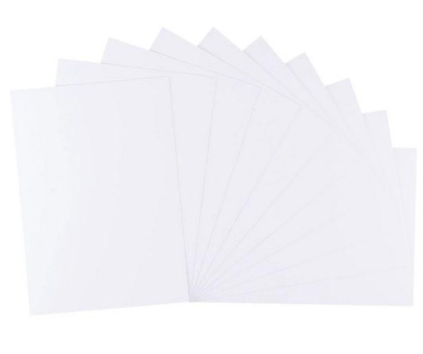 Florence Sticker Cardstock glatt A4 weiß