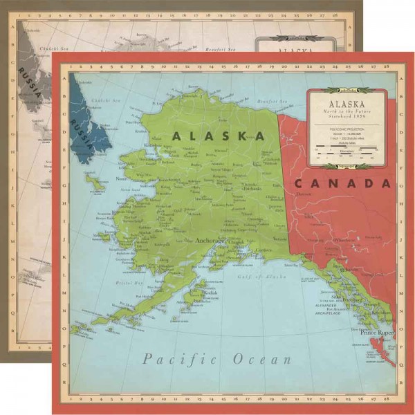 Carta Bella Cartography No. 2 Alaska