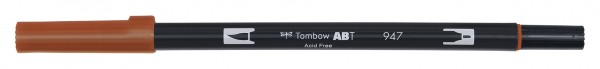 Tombow Dual Brush Pen - 947 - Rotbraun