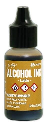 Alcohol Ink Latte