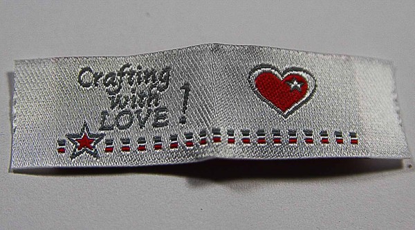 Farbenmix Stofflabel Crafting with love