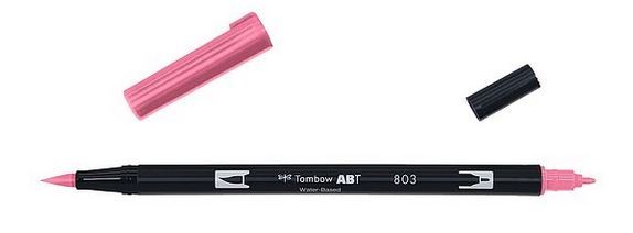 Tombow Dual Brush Pen - 803 - Rosa Punch