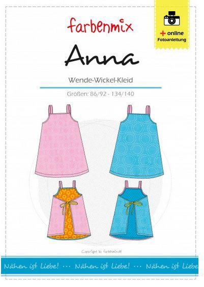 Farbenmix Schnittmuster Wende-Wickel-Kleid Anna