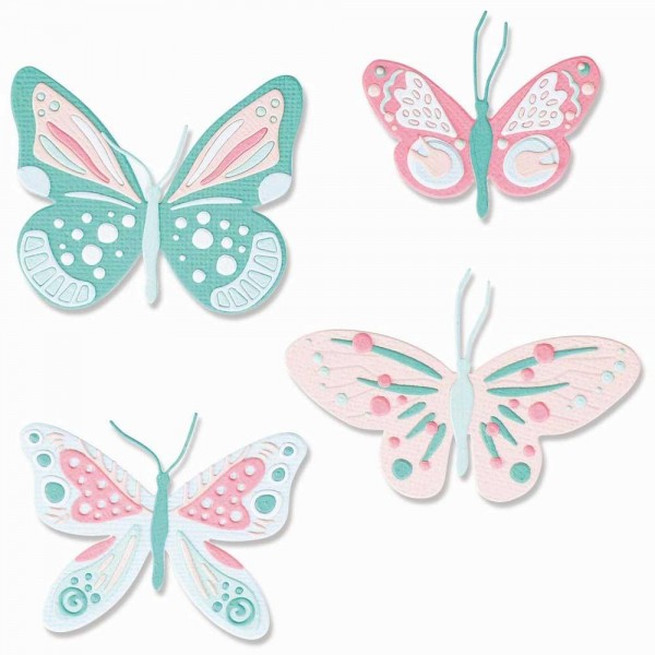 Sizzix Thinlits - Patterned Butterflys