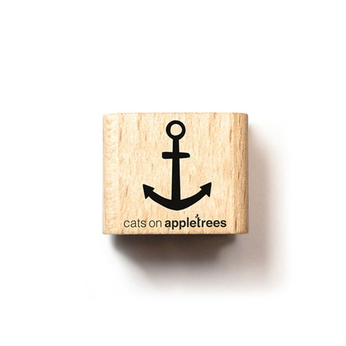 cats on appletrees Ministempel Anker