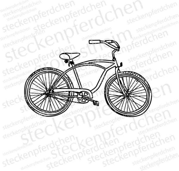 Steckenpferdchenstempel Fahrrad