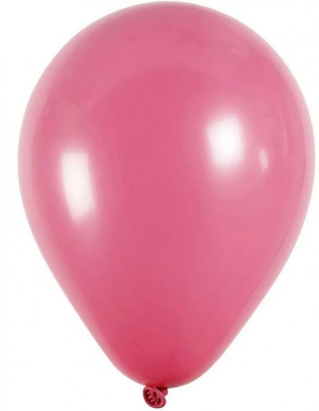 Luftballons rund dunkel pink