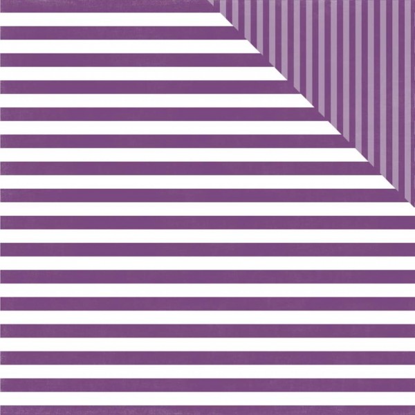 Echo Park Paper dots&stripes grape stripe