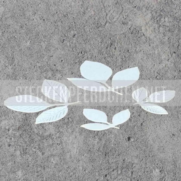 Steckenpferdchenstanze filigranes Blätterset 
