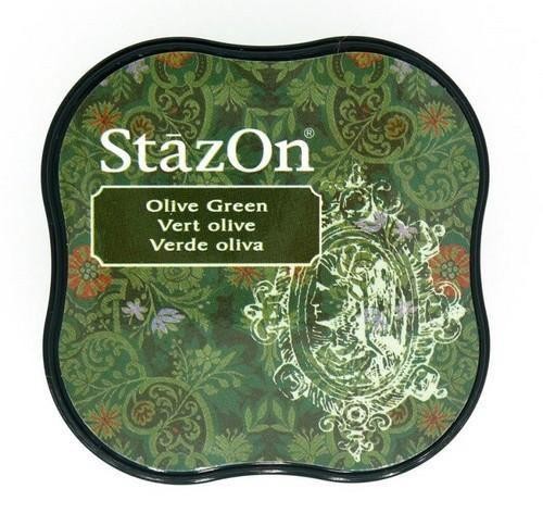 Stempelkissen StazOn midi - Olive Green
