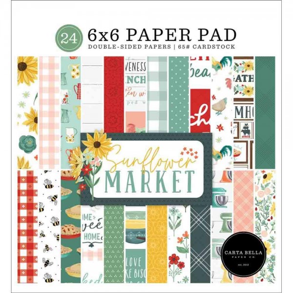 Echo Park Paper Pad 6 x 6 - Sunflower Market