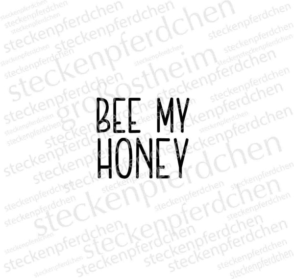 Steckenpferdchenstempel Bee my Honey