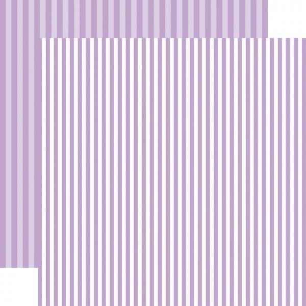 Echo Park Paper Dots & Stripes Huckleberry Stripe