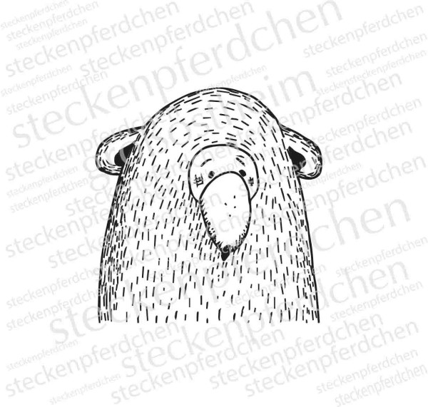 Steckenpferdchenstempel Bär Friedbert