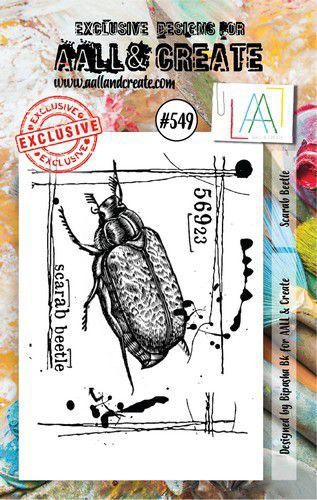 AALL & CREATE Clearstempel Set #549 - Scarab Beetle