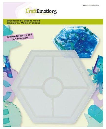 Silikon-Gießform - Hexagon