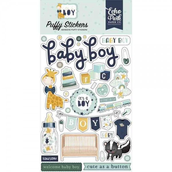 Echo Parkt - Puffy Stickers - It's A Boy