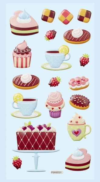 Hobby Fun Softy Sticker - Cup Cakes