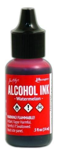 Alcohol Ink Wattermelon