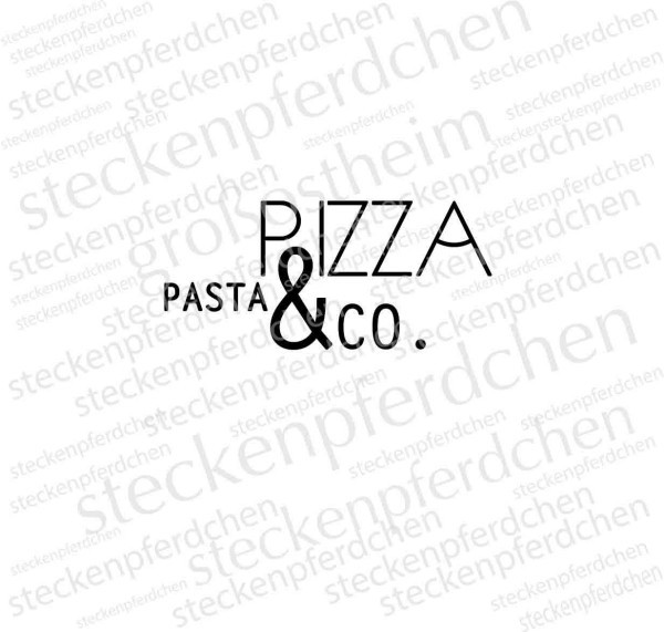 Steckenpferdchenstempel Pizza, Pasta & Co