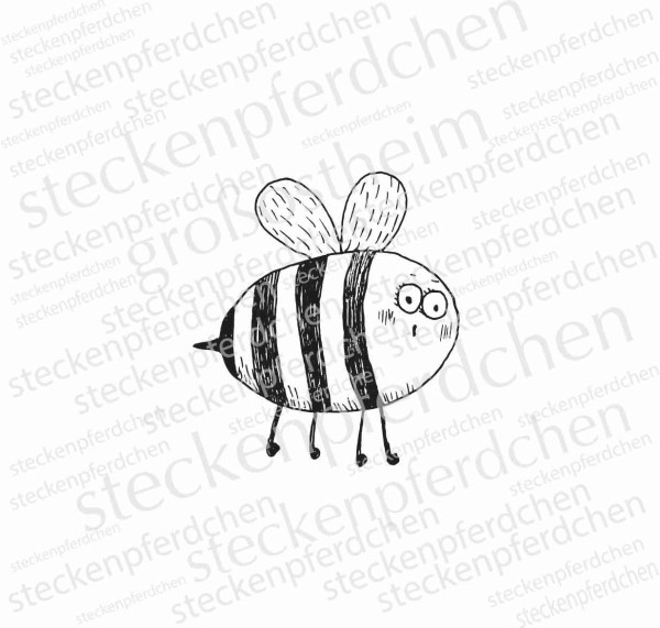 Steckenpferdchenstempel Biene Maura