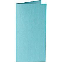 Papicolor Doppelkarte stehend DIN lang azurblau