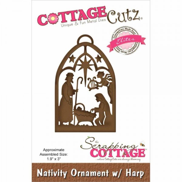 Cottage Cutz Stanzdie - Nativity Ornament