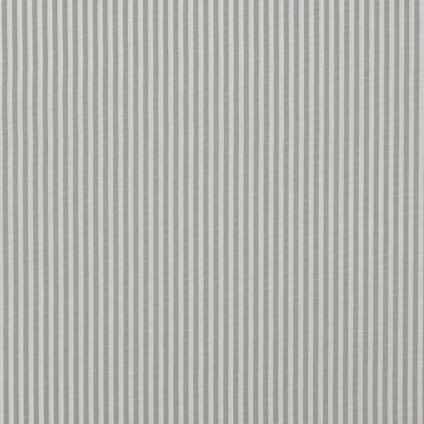 Baumwollstoff Caravelle Streifen grau/weiß