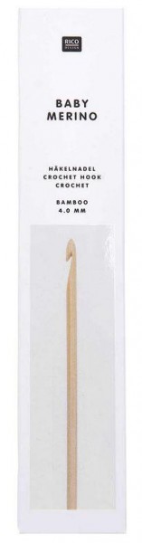 Rico Baby Merino Häkelnadel Bambus 4 mm