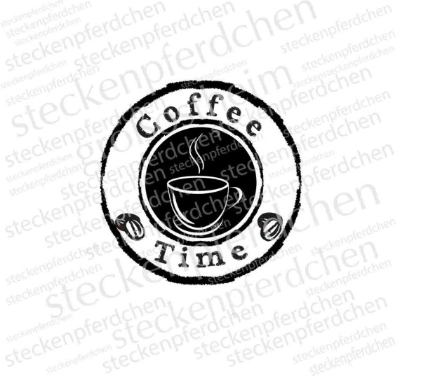 Steckenpferdchenstempel Coffee Time