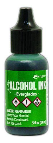 Alcohol Ink Everglades