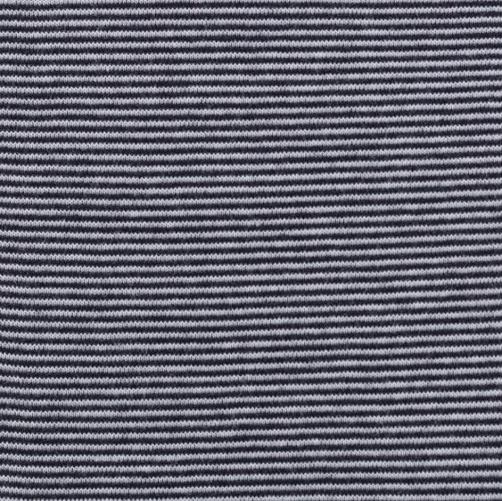 Baumwollbündchen Stella Streifen dunkelblau/weiß