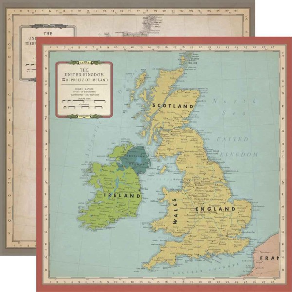 Carta Bella Cartography No. 1 Great Britain Map