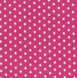 Jerseystoff Sterne pink