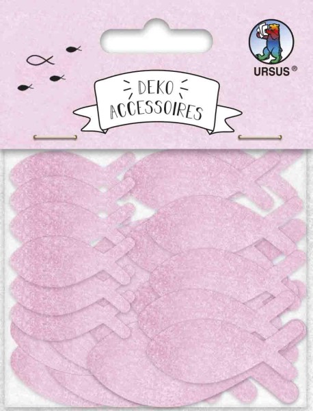 Ursus Deko Accessoires Papier Fische rosa