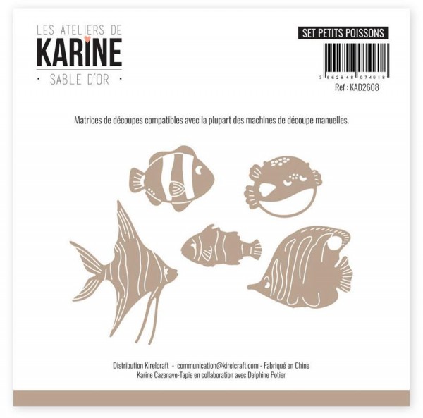 Les Atelier de Karine Stanzdie Sable D`OR - Petits poissons