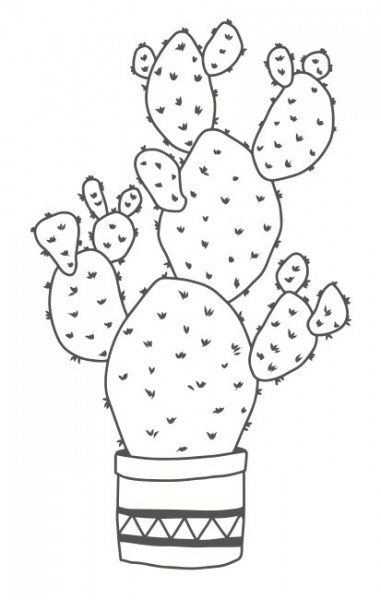 May & Berry Holzstempel - Kaktus