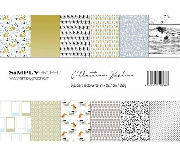 Simply Graphic Papier Pack A4 - Collection Berlin