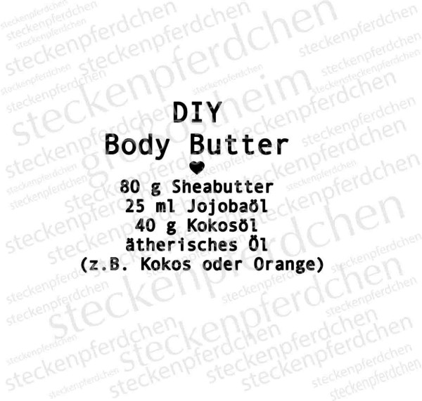 Steckenpferdchenstempel Body Butter