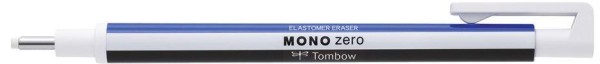 Mono Zero Radierstift runde Spitze weiß/blau