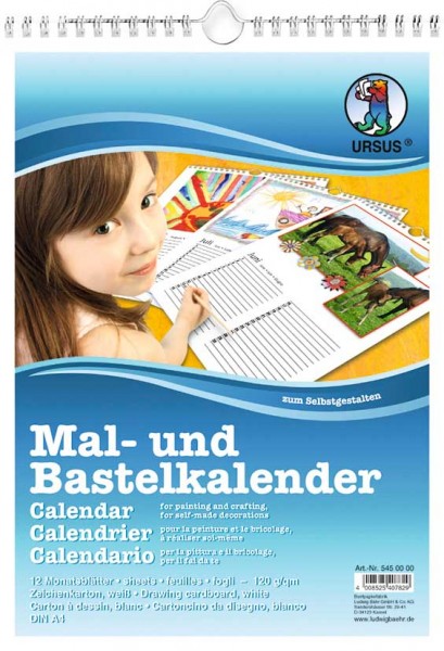 Ursus Mal- und Bastelkalender DIN A4