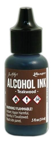Alcohol Ink Teakwood