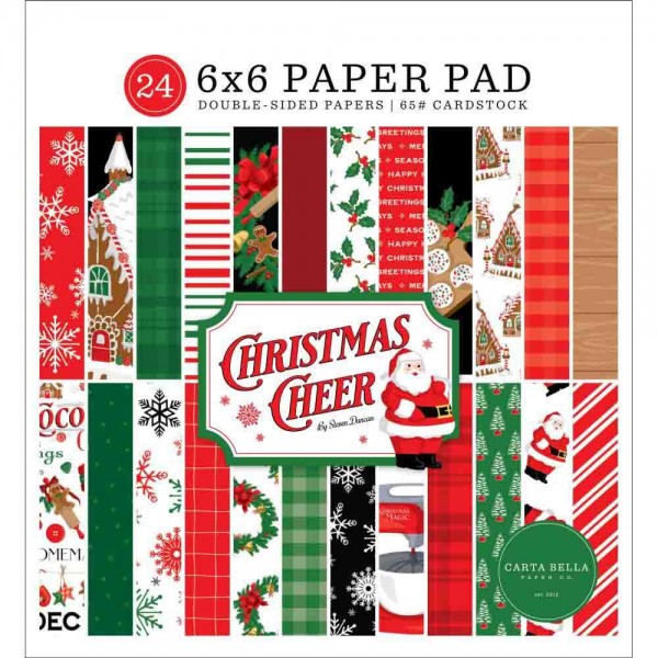 Carta Bella 6x6 Paper Pad Christmas Cheer