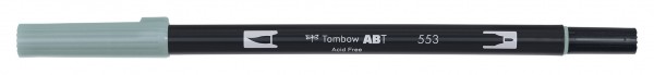 Tombow Dual Brush Pen - Mist Purple - Graublau