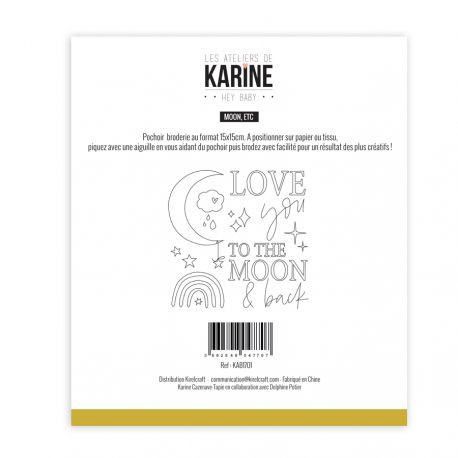 Karine - Hey Baby - Stickschablone Moon etc.