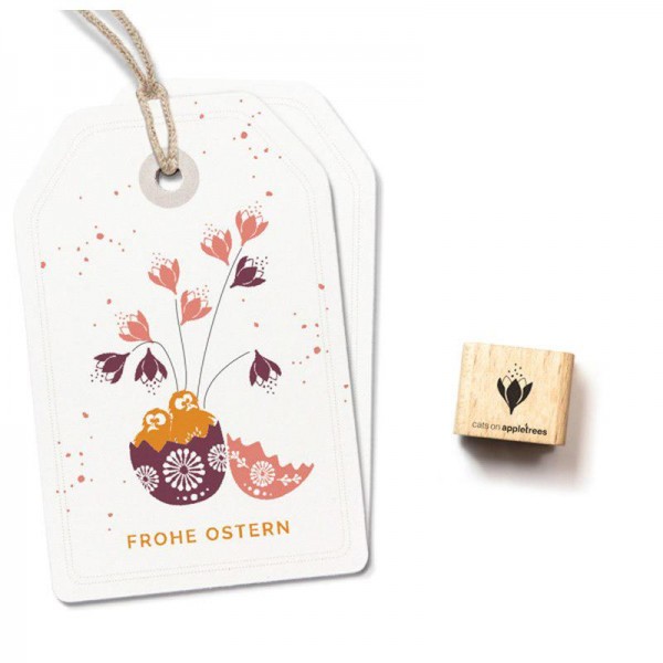 cats on appletrees Ministempel Blüte 35