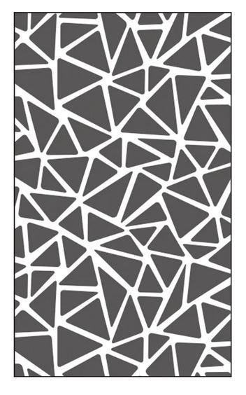 Kleiner Embossingfolder - Triangle Texture