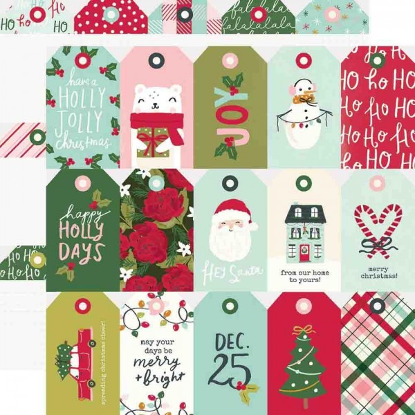 Simple Stories Holly Days - Tags